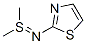 Sulfilimine,  S,S-dimethyl-N-2-thiazolyl-  (9CI) Struktur