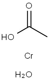 CHROMIUM(II) ACETATE MONOHYDRATE DIMER Struktur