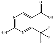 5-Pyrimidinecarboxylicacid,2-amino-4-(trifluoromethyl)-(9CI) Struktur