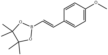 2-(4-METHOXYPHENYL)-VINYLBORONIC ACID PINACOL ESTER Structure