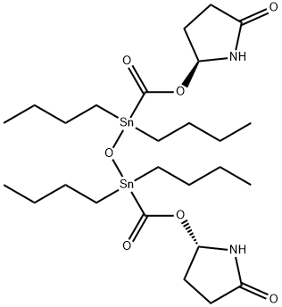 bis(di-n-butyl-2-pyrrolidone-5-carboxylato)tin oxide Struktur