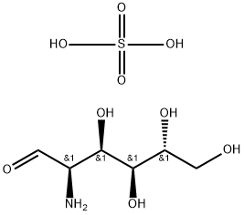 D-氨基葡萄糖硫酸鹽, 14999-43-0, 結(jié)構(gòu)式