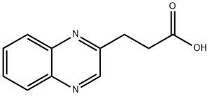 3-QUINOXALIN-2-YLPROPANOIC ACID Struktur