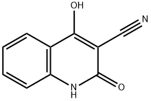 2-hydroxy-4-oxo-1H-quinoline-3-carbonitrile Struktur