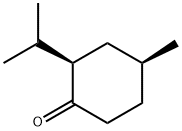 Cyclohexanone, 4-methyl-2-(1-methylethyl)-, (2R-cis)- (9CI) Struktur