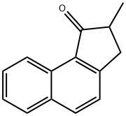 2,3-DIHYDRO-2-METHYL-1H-BENZ[E]INDEN-1-ONE Struktur