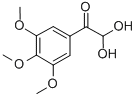 3,4,5-TRIMETHOXYPHENYLGLYOXAL HYDRATE Struktur