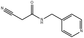 2-cyano-N-(pyridin-4-ylmethyl)acetamide Struktur