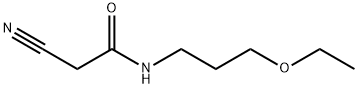 2-CYANO-N-(3-ETHOXY-PROPYL)-ACETAMIDE Struktur