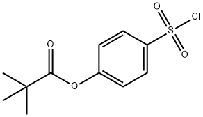 4-CHLOROSULFONYLPHENYLPIVALATE Struktur