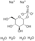 ALPHA-D-GLUCOSE-1-PHOSPHATE DISODIUM SALT TETRAHYDRATE Structure