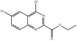 ETHYL 4,6-DICHLOROQUINAZOLINE-2-CARBOXYLATE Struktur