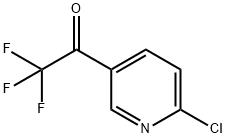 Ethanone, 1-(6-chloro-3-pyridinyl)-2,2,2-trifluoro- (9CI) Struktur