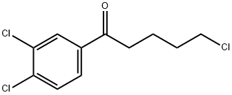 5-CHLORO-1-(3,4-DICHLOROPHENYL)-1-OXOPENTANE Struktur