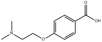 Benzoic acid, 4-[2-(dimethylamino)ethoxy]- Struktur