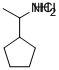 1-CYCLOPENTYL-ETHYLAMINE * HCL Struktur