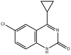 6-Chloro-4-cyclopropyl-1H-quinazolin-2-one Struktur