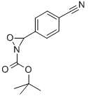 N-BOC-3-(4-CYANOPHENYL)OXAZIRIDINE Struktur