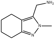 (2-Methyl-4,5,6,7-tetrahydro-2H-indazol-3-yl)methanamine Struktur