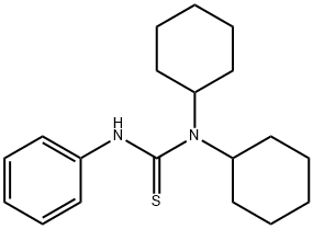 N,N-Dicyclohexyl-N'-phenylthiourea Struktur