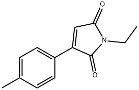 1-ethyl-3-(4-methylphenyl)pyrrole-2,5-dione Struktur