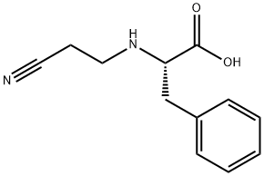 2-[(2-CYANOETHYL)AMINO]-3-PHENYLPROPANOIC ACID Struktur