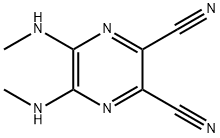 2,3-Pyrazinedicarbonitrile,5,6-bis(methylamino)-(9CI) Struktur