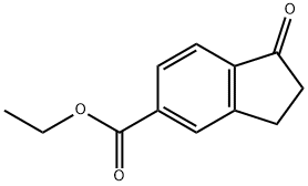 ethyl 1-oxo-2,3-dihydro-1H-indene-5-carboxylate Struktur