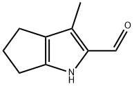 Cyclopenta[b]pyrrole-2-carboxaldehyde, 1,4,5,6-tetrahydro-3-methyl- (9CI) Struktur