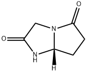 (7aR)-dihydro-1H-Pyrrolo[1,2-a]iMidazole-2,5(3H,6H)-dione Struktur