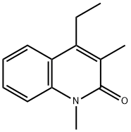 1,3-Dimethyl-4-ethyl-2(1H)-quinolinone Struktur