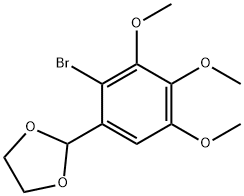 2-(2-BROMO-3,4,5-TRIMETHOXYPHENYL)-1,3-DIOXOLANE Struktur