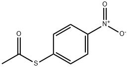 4-nitrophenylthiol acetate Struktur