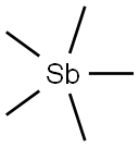 pentamethylantimony Struktur