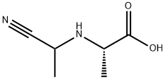 Alanine, N-(1-cyanoethyl)- (9CI) Struktur