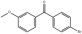 4-BROMO-3'-METHOXYBENZOPHENONE Struktur