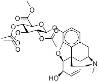 Morphine 3-(Tri-O-acetyl-β-D-glucuronide) Methyl Ester Struktur