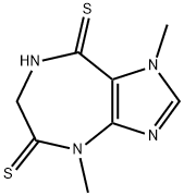 Imidazo[4,5-e][1,4]diazepine-5,8-dithione,  1,4,6,7-tetrahydro-1,4-dimethyl- Struktur