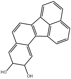 4,5-dihydro-4,5-dihydroxybenzo(j)fluoranthene Struktur