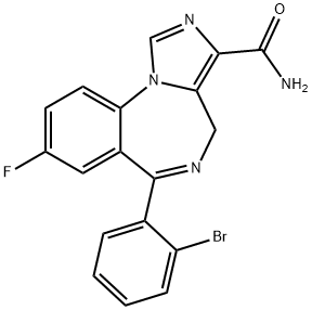 imidazenil Struktur