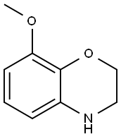 8-METHOXY-3,4-DIHYDRO-2H-BENZO[1,4]OXAZINE HYDROCHLORIDE Struktur