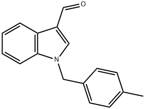 1-[(4-METHYLPHENYL)METHYL]-1H-INDOLE-3-CARBALDEHYDE Struktur