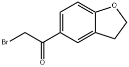 2-BROMO-1-(2,3-DIHYDRO-1-BENZOFURAN-5-YL)ETHANONE Struktur