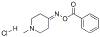 1-METHYLPIPERIDIN-4-ONE PHENYLCARBONYL OXIME HYDROCHLORIDE Struktur