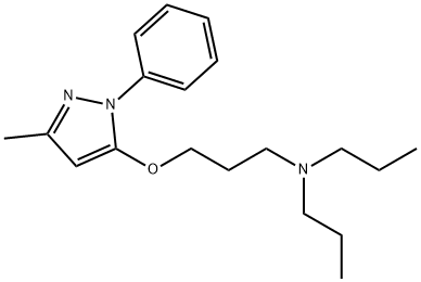 5-[3-(Dipropylamino)propoxy]-3-methyl-1-phenyl-1H-pyrazole Struktur