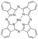 MOLYBDENUM PHTHALOCYANINE Struktur