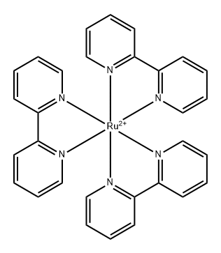 tris(2,2'-bipyridine)ruthenium II Struktur