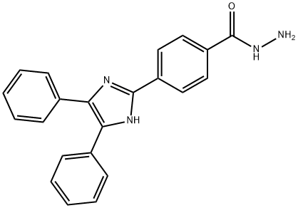 2-(4-(HYDRAZINOCARBONYL)PHENYL)-4,5- DIPHENYLIMIDAZOLE* Struktur