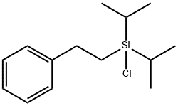 PHENETHYLDIISOPROPYLCHLOROSILANE Struktur