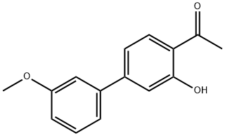 4-Acetyl-3'-methoxybiphenyl-3-ol Struktur